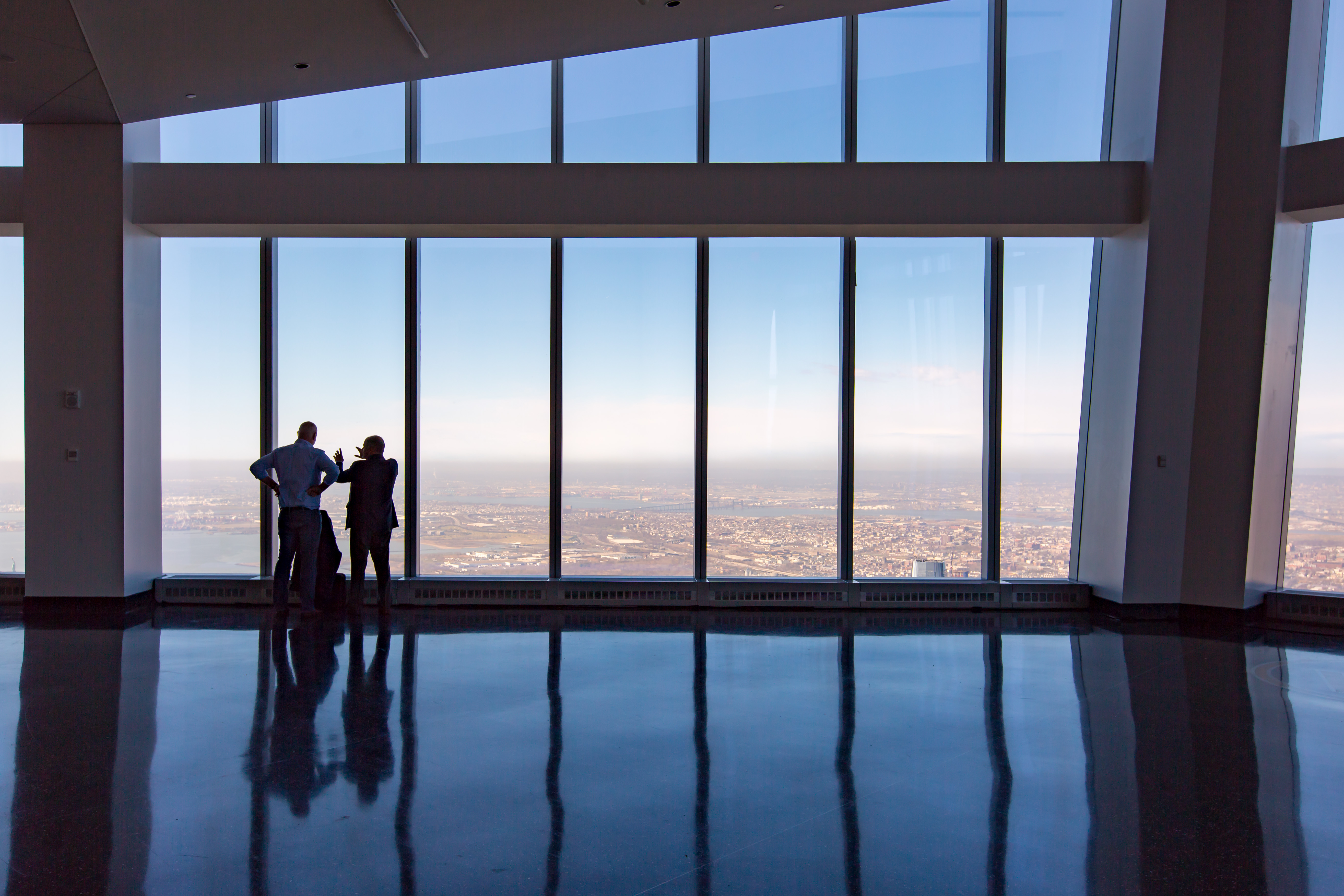 BW Architects’ projects range from a school in Rio’s Vidigal favela to commissions for Vanity Fair Editor-in-Chief Graydon Carter, including his new office at One World Trade Center the building’s observation deck is seen here. Photo by Justin M. Weiner.