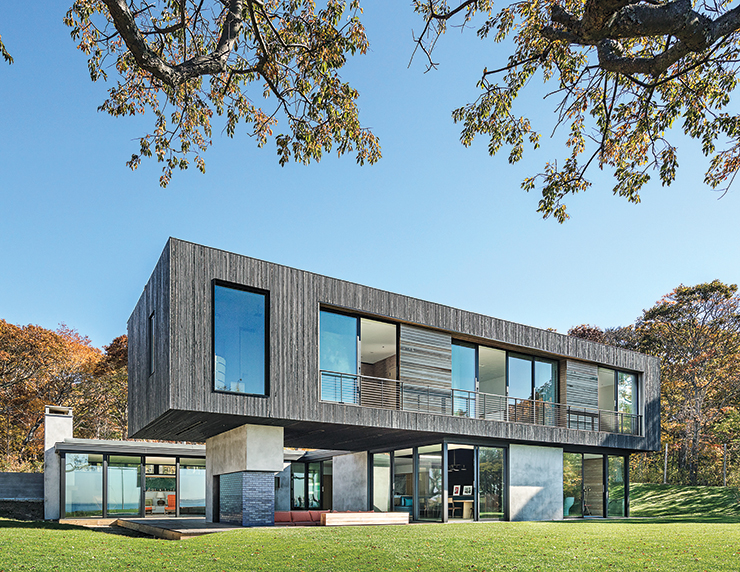 The Shore House in North Haven, New York.